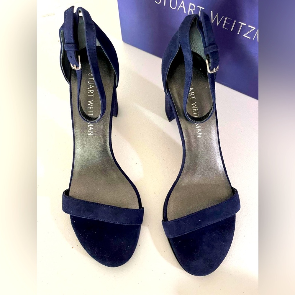 Stuart Weitzman Nearlynude Sandal Ice blue